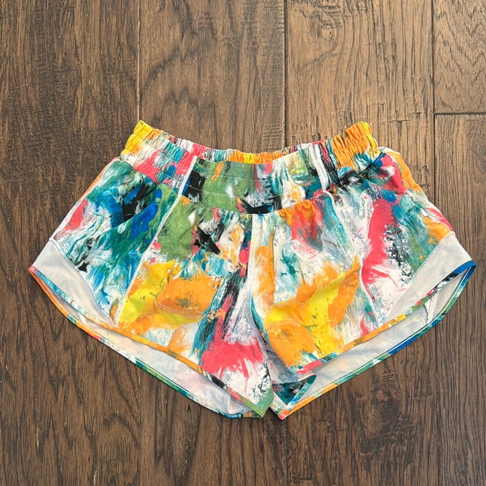 Lululemon Colorful Abstract Print Shorts